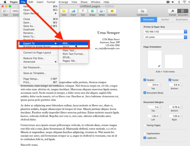How To Save Common App As Pdf On Mac